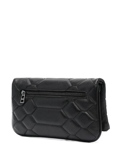 Zadig&Voltaire Rock Mat Scale clutch bag - Black