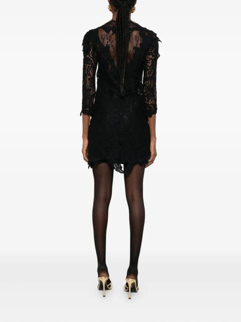 ISABEL MARANT Rubiana floral-lace midi dress - Black - zdjęcie produktu nr 2