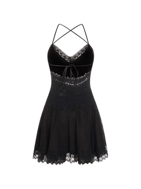 Charo Ruiz Ibiza Aveline lace strap mini dress - Black - zdjęcie produktu nr 2
