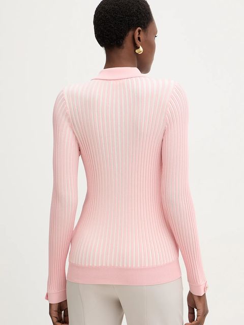 Liu Jo sweter damski kolor różowy lekki TA6115 MS55N