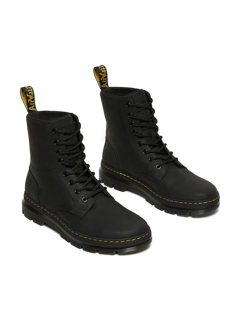Dr. Martens workery skórzane Combs kolor czarny na platformie DM26007001 - zdjęcie produktu nr 2