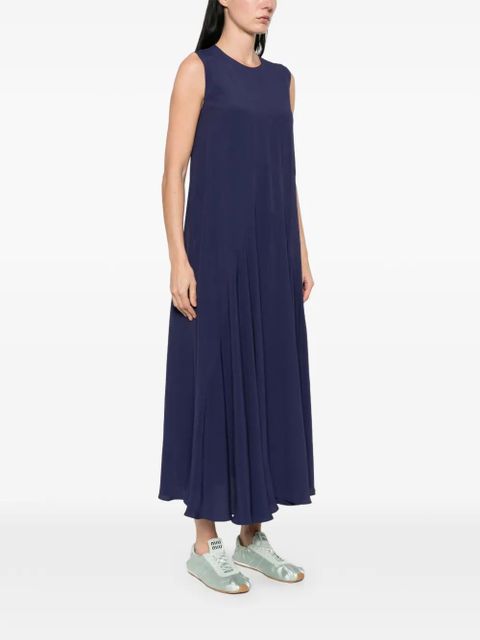 Marni crew-neck midi dress - Blue