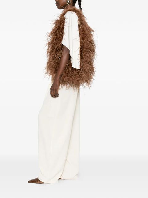 Yves Salomon brown shoulder bag - zdjęcie produktu nr 2