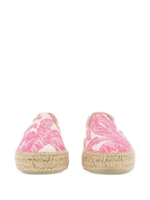 Manebi floral-print espadrille - Pink