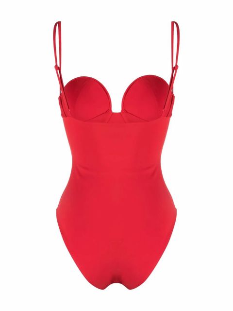 Magda Butrym Retro bustier swimsuit - Red - zdjęcie produktu nr 2