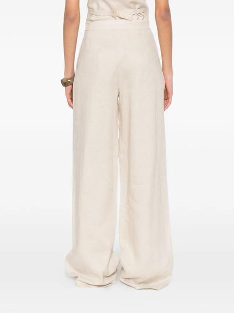 Max Mara Tapioca palazzo pants - Neutrals