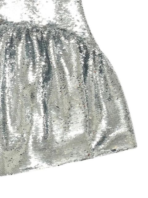 Simone Rocha sequin-embellished mini dress - Silver - zdjęcie produktu nr 2