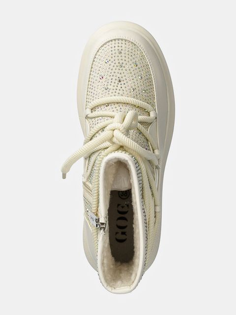 GOE śniegowce kolor beżowy OO2N4301 WHITE