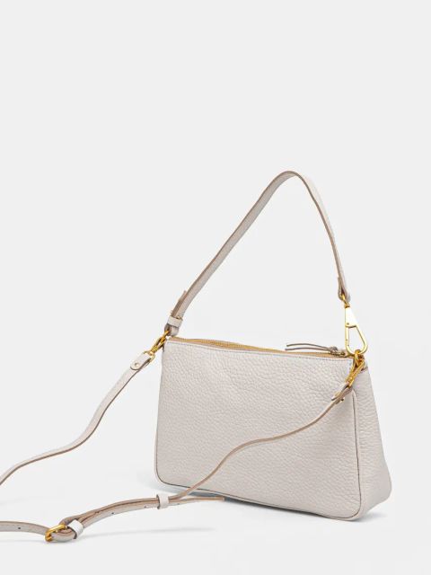 Gianni Chiarini torebka skórzana kolor beżowy BS 10911 TKL