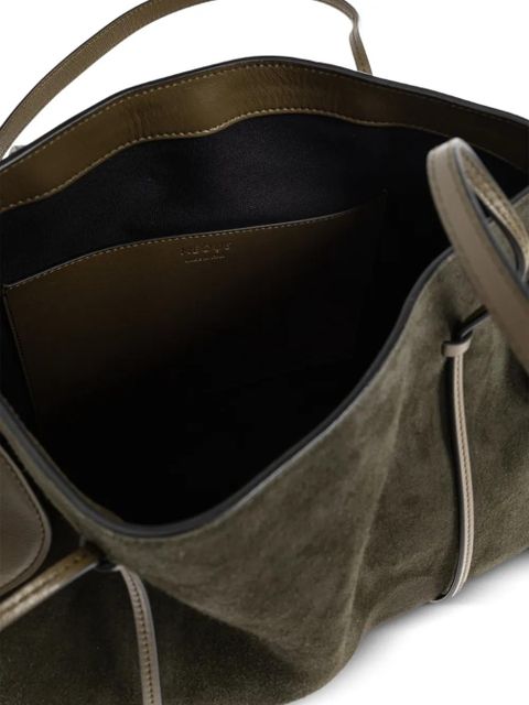 NEOUS Berenices suede tote bag - Green