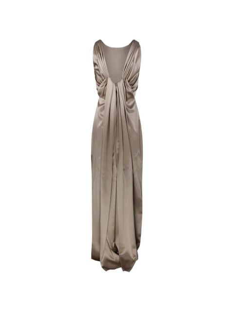 Max Mara draped maxi dress - Neutrals - zdjęcie produktu nr 2