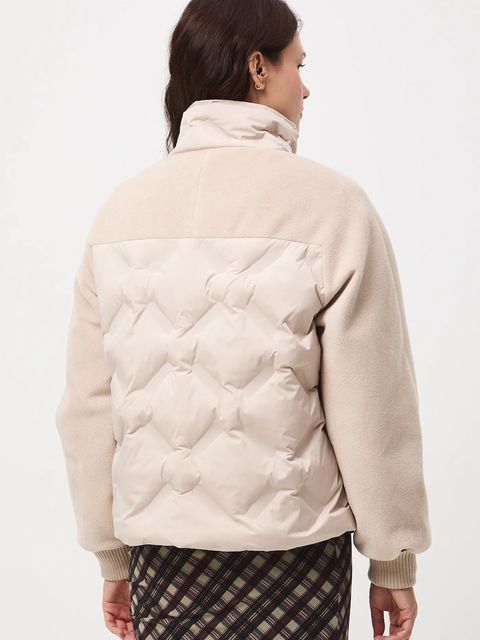 Medicine kurtka damska kolor beżowy - zdjęcie produktu nr 2