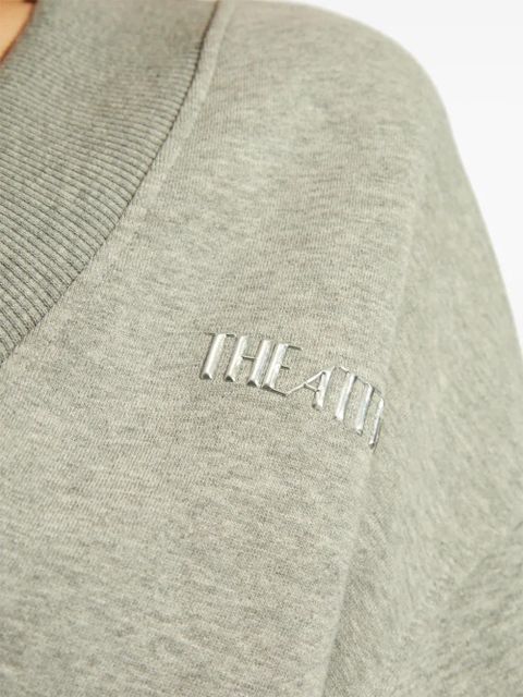 The Attico Logo Cotton Sweatshirt - Grey