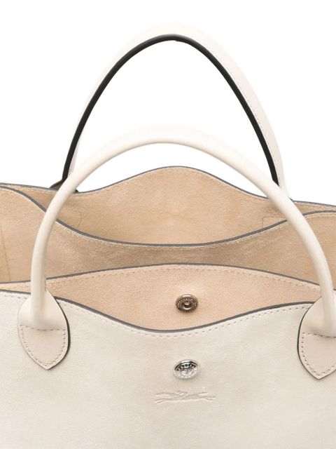 Longchamp medium Cabas suede tote bag - Neutrals