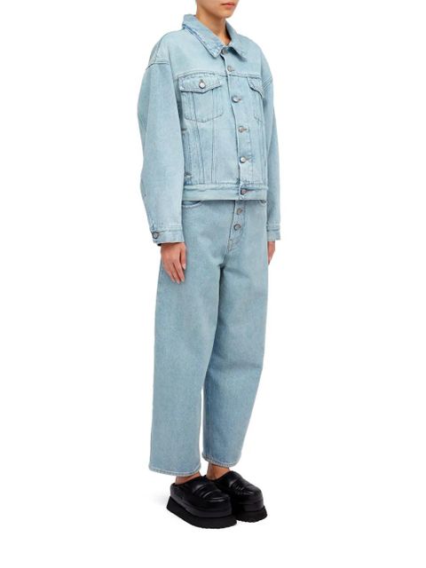 MM6 Maison Margiela button-up denim jacket - Blue - zdjęcie produktu nr 2