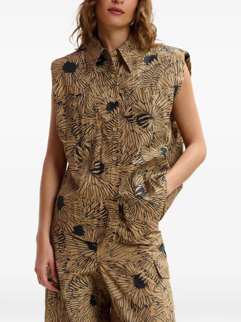 Essentiel Antwerp floral-print shirt - Neutrals