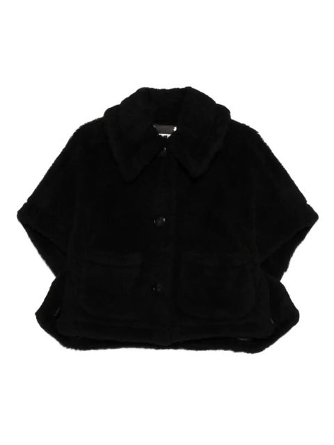 Max Mara teddy three-button cape - Black - zdjęcie produktu nr 1