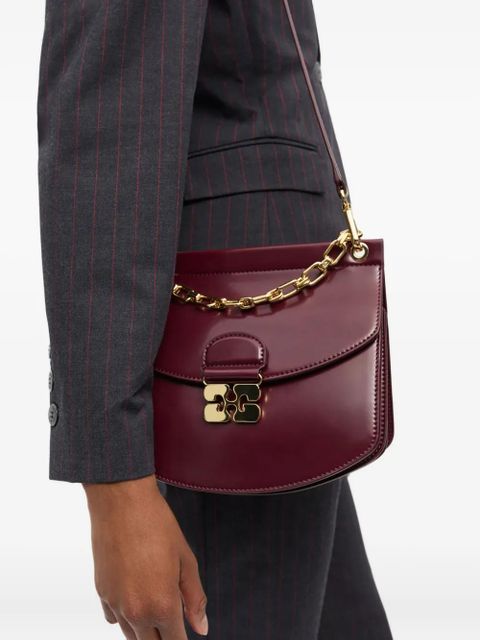 GANNI Apo-G cross body bag - Red