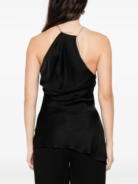 Victoria Beckham halterneck sleeveless blouse - Black - zdjęcie produktu nr 2