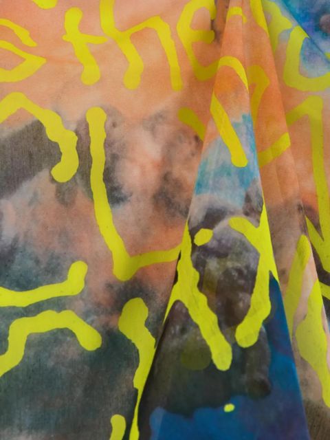 Vivienne Westwood Cherubs square scarf - Green - zdjęcie produktu nr 2