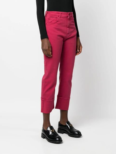 Max Mara cropped straight-leg jeans - Pink
