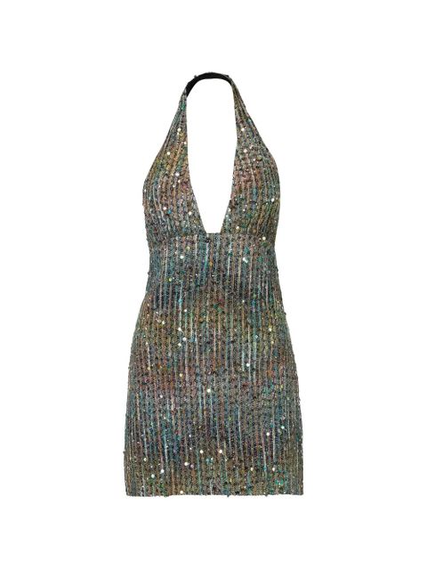 Missoni sequin-embellished halterneck dress - Blue - zdjęcie produktu nr 1
