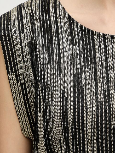 Morgan bluzka damska kolor złoty wzorzysta DIABO