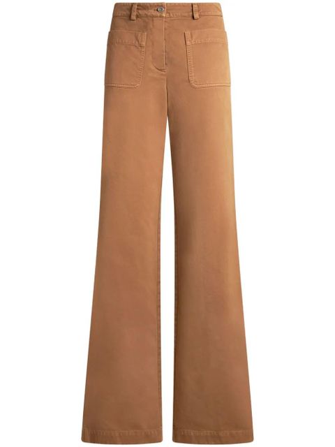ETRO wide-leg trousers - Brown - zdjęcie produktu nr 1