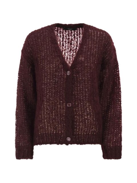 Weekend Max Mara Wkddanza V-neck textured mohair cardigan - zdjęcie produktu nr 1