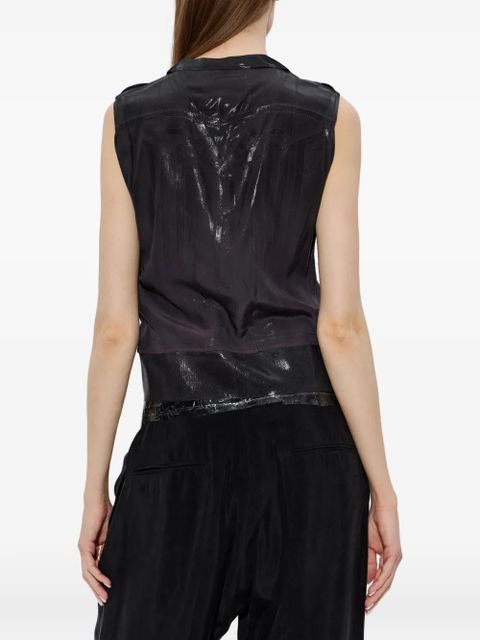 Maison Margiela sleeveless blouse - Black