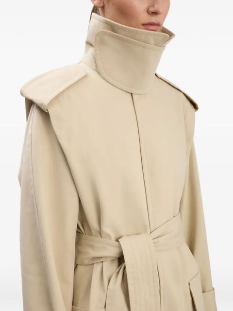 Victoria Beckham Philippa belted trench coat - Neutrals