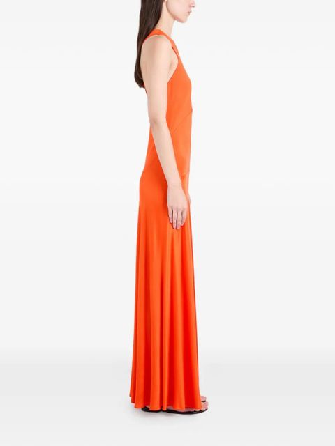 Proenza Schouler Naia V-neck maxi dress - Orange