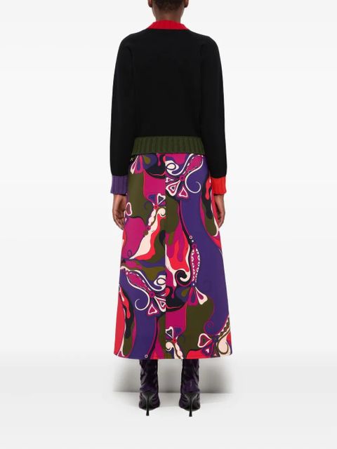 PUCCI colourblock sweater - Black