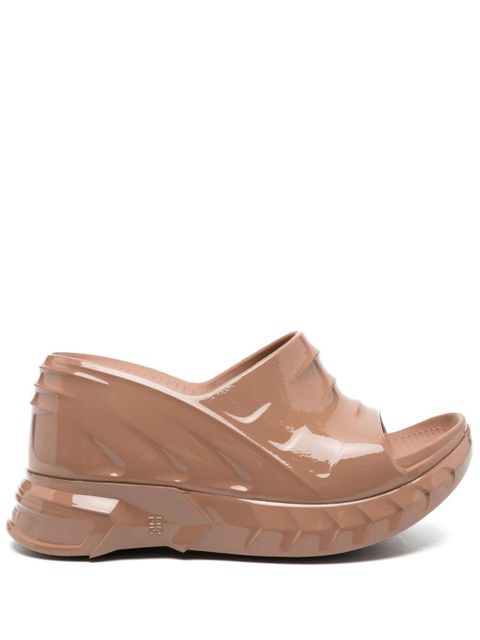 Givenchy Marshmallow 100mm wedge sandals - Brown - zdjęcie produktu nr 1