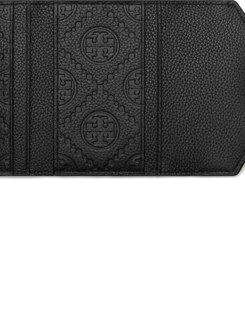 Tory Burch textured leather wallet - Black