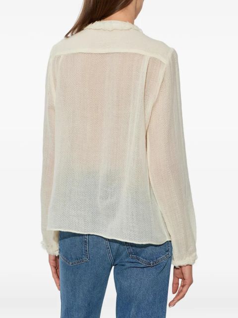Ulla Johnson ruffled blouse - Neutrals