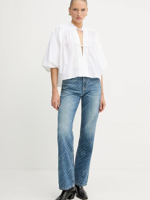 BOSS Orange bluzka bawełniana C_Bales - zdjęcie produktu nr 1