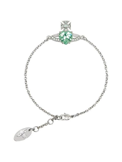 Vivienne Westwood Ariella heart-charm bracelet - Silver - zdjęcie produktu nr 1