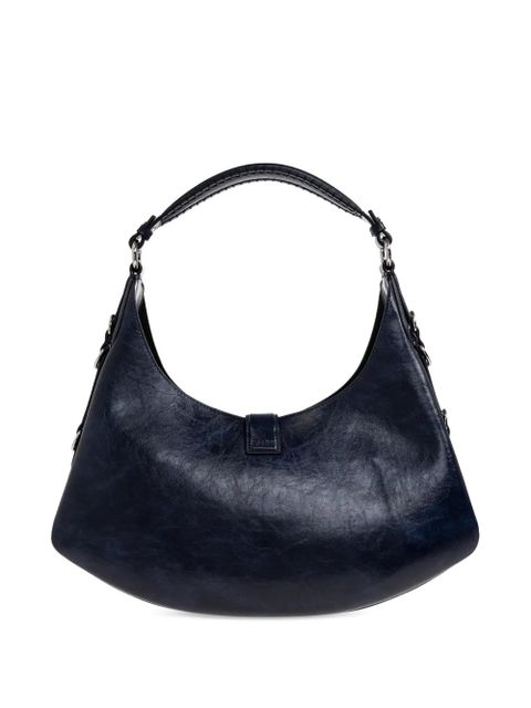 GANNI leather shoulder bag - Blue
