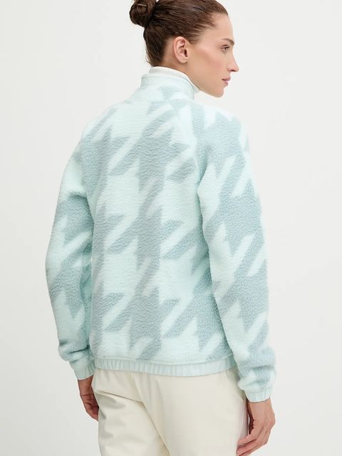 Helly Hansen bluza polarowa IMPERIAL damska kolor turkusowy gładka 63373