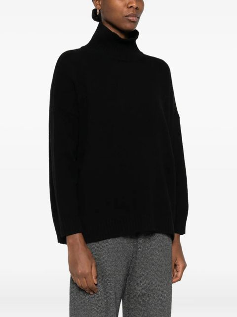 Weekend Max Mara high-neck ribbed sweater - Black - zdjęcie produktu nr 2