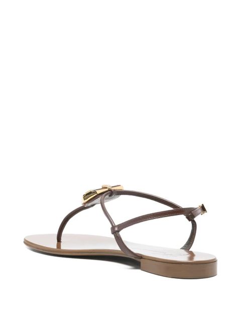 Giuseppe Zanotti buckle embellished sandals - Brown