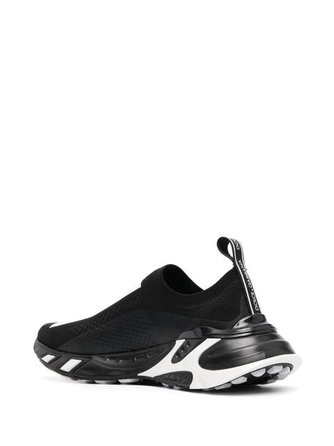 Dolce & Gabbana logo-print panelled sneakers - Black - zdjęcie produktu nr 2