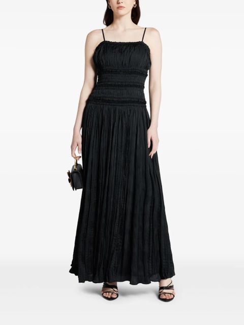 Aje ruched-detailing midi dress - Black