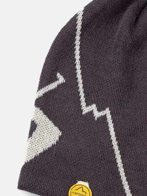 LA Sportiva czapka z dodatkiem wełny Woolly kolor szary ZZSH030 - zdjęcie produktu nr 2