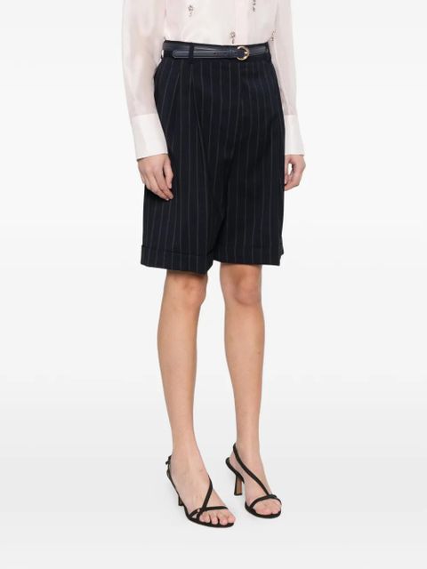Max Mara Mstere pinstripe shorts - Blue