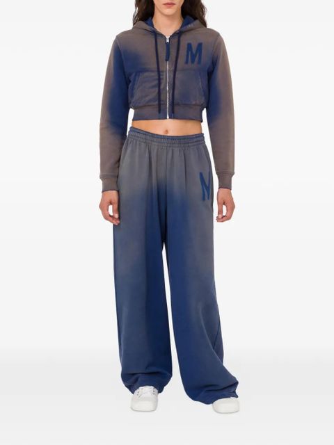 Moschino zip-up long-sleeve hoodie - Blue - zdjęcie produktu nr 2