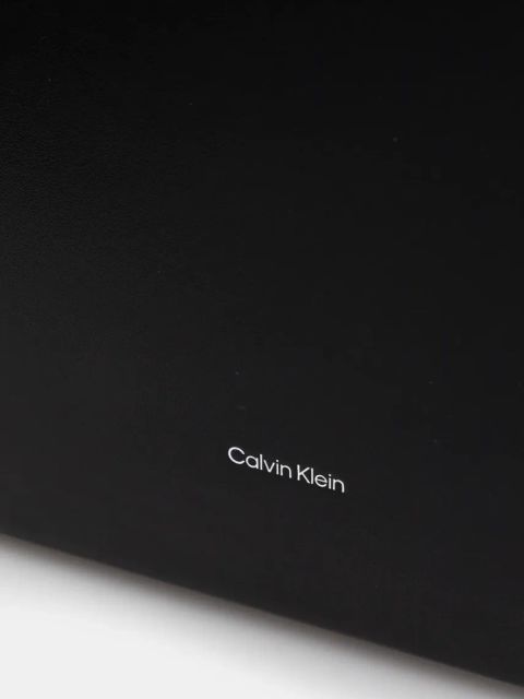 Calvin Klein torebka skórzana kolor czarny LV04F3000G