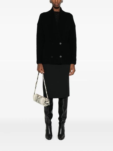 Max Mara double-breasted cardigan - Black