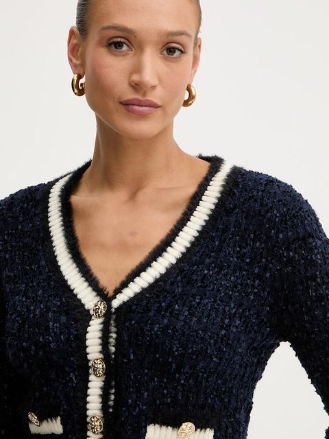 Guess kardigan AOMORI damski kolor granatowy W5BR0E Z4090